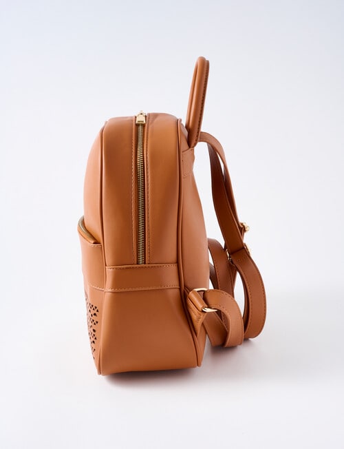 Boston + Bailey Lasercut Backpack, Tan product photo View 04 L