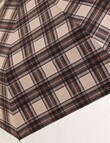 Xcesri Check Printed Umbrella, Brown product photo View 05 S