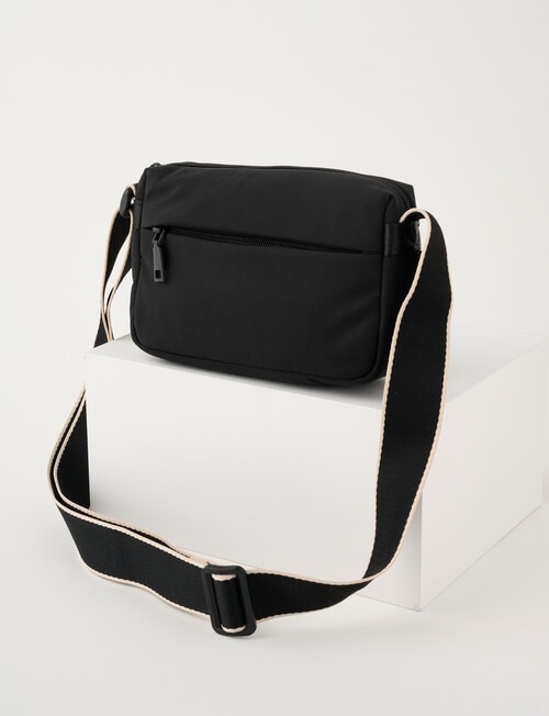 Zest Utility Crossbody Bag, Black product photo View 03 L