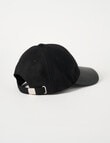 Zest Faux Leather Mix Cap, Black product photo View 04 S