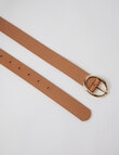 Boston + Bailey Leather Belt, Brown product photo View 02 S