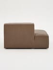 Marcello&Co Loft Fabric Modular Left Hand Chaise, Chocolate product photo View 02 S