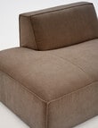 Marcello&Co Loft Fabric Modular Left Hand Chaise, Chocolate product photo View 05 S