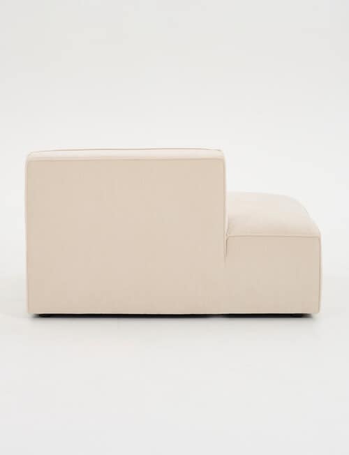 Marcello&Co Loft Fabric Modular Left Hand Chaise, Vanilla product photo View 02 L
