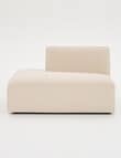 Marcello&Co Loft Fabric Modular Left Hand Chaise, Vanilla product photo View 03 S
