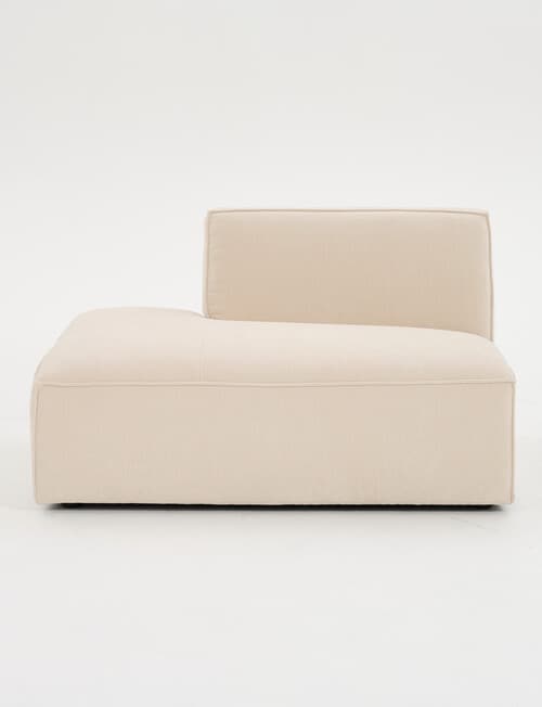 Marcello&Co Loft Fabric Modular Left Hand Chaise, Vanilla product photo View 03 L