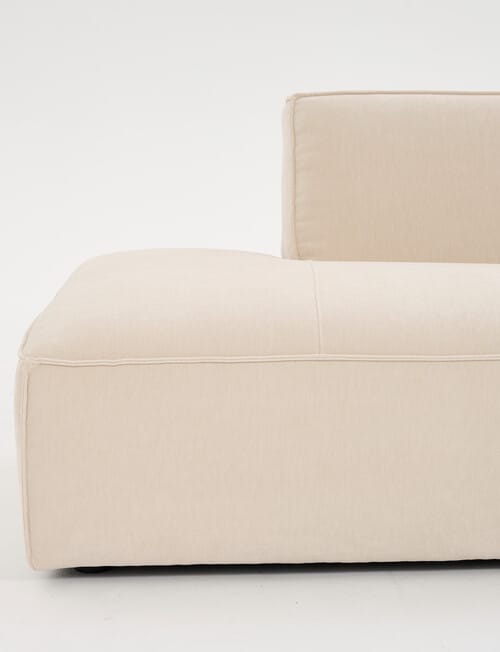 Marcello&Co Loft Fabric Modular Left Hand Chaise, Vanilla product photo View 06 L