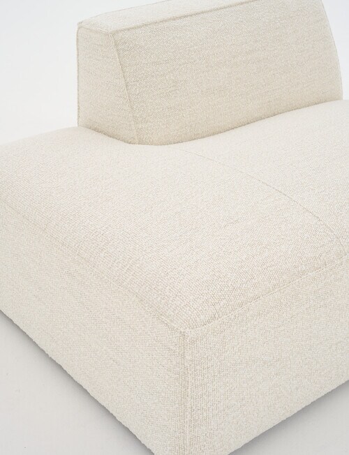 Marcello&Co Loft Fabric Modular Left Hand Chaise, Boucle Natural product photo View 05 L