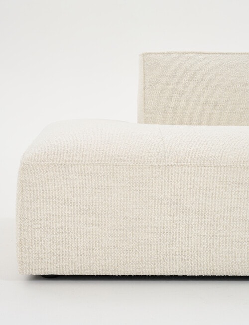 Marcello&Co Loft Fabric Modular Left Hand Chaise, Boucle Natural product photo View 06 L
