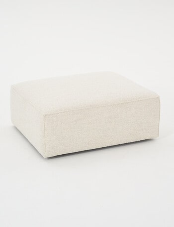 Marcello&Co Loft Fabric Modular Ottoman, Boucle Natural product photo