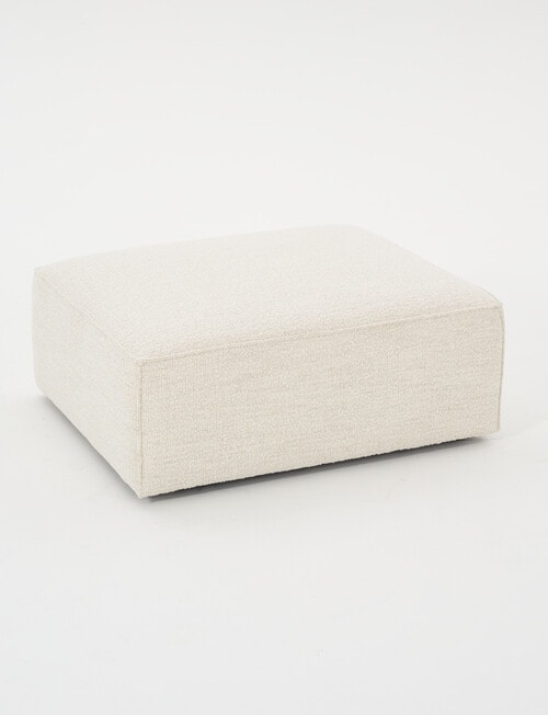 Marcello&Co Loft Fabric Modular Ottoman, Boucle Natural product photo