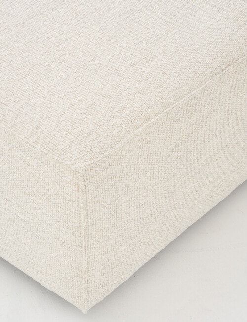 Marcello&Co Loft Fabric Modular Ottoman, Boucle Natural product photo View 05 L