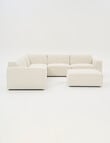 Marcello&Co Loft Fabric Modular Ottoman, Boucle Natural product photo View 27 S