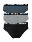 Bonds Total Package Brief, 3-Pack, Navy, Grey & Black product photo View 02 S