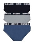 Bonds Total Package Brief, 3-Pack, Navy, Grey & Black product photo View 04 S