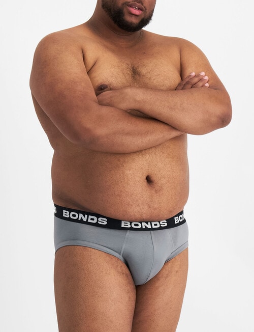 Bonds Total Package Brief, 3-Pack, Navy, Grey & Black product photo View 09 L
