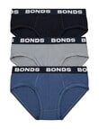 Bonds Total Package Brief, 3-Pack, Navy, Grey & Black product photo
