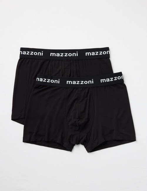 Mazzoni Viscose Rayon From Bamboo-Blend Trunk, 2-Pack, Black product photo View 03 L