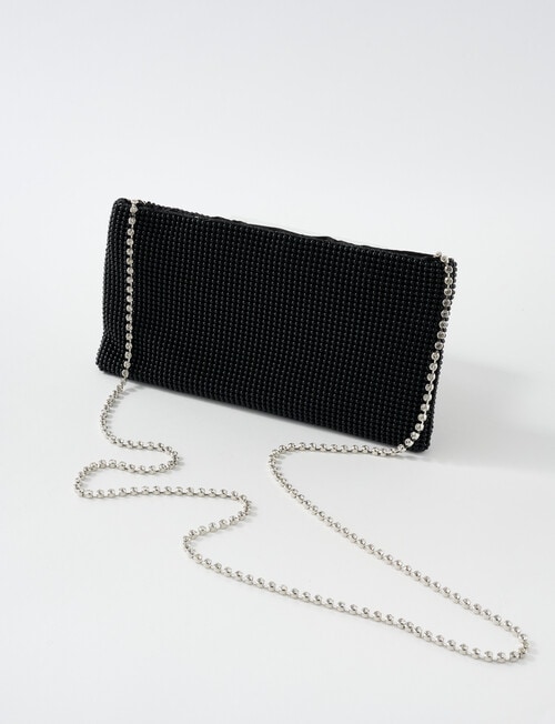 Harlow Bead Crossbody Bag, Black product photo View 03 L