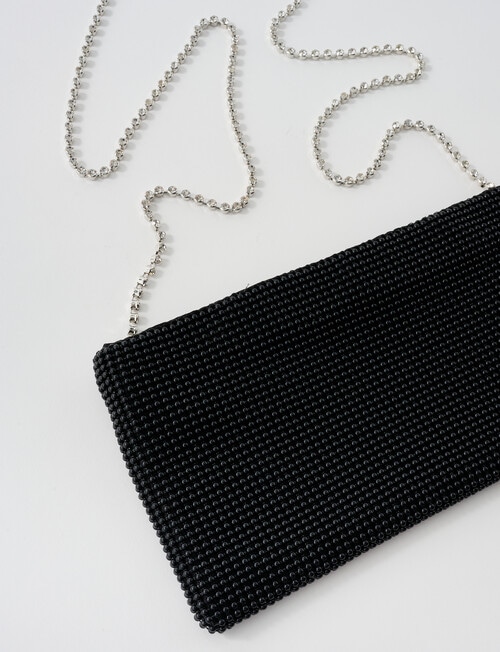 Harlow Bead Crossbody Bag, Black product photo View 04 L