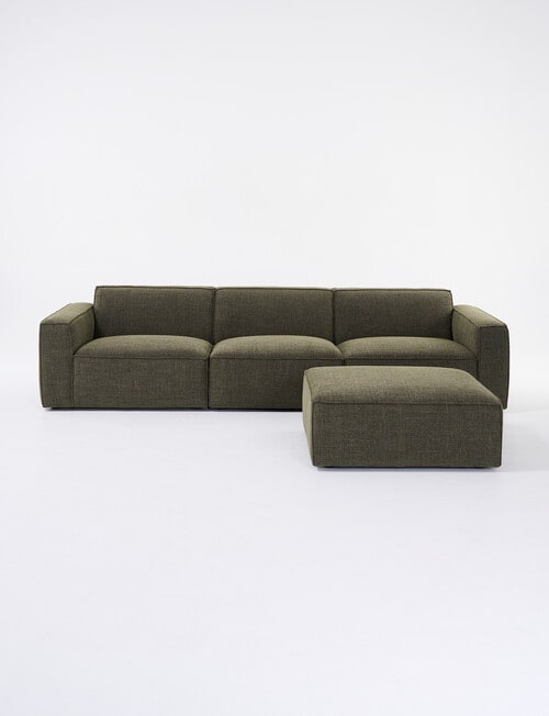 Marcello&Co Loft Fabric Modular Ottoman product photo View 06 L