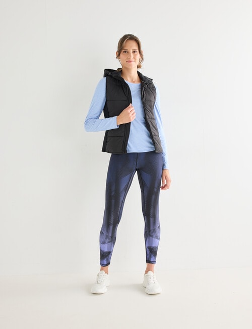 Superfit Puffer Vest, Black product photo View 03 L