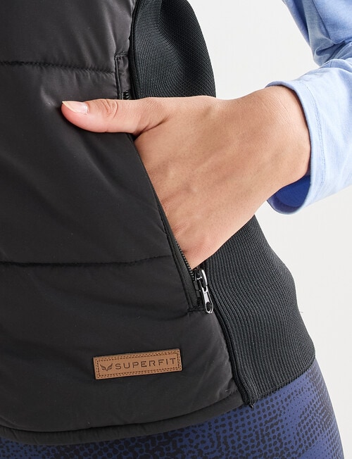 Superfit Puffer Vest, Black product photo View 05 L
