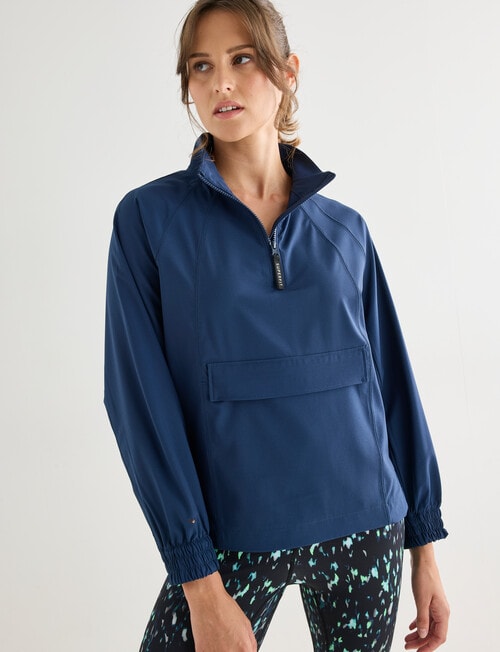 Superfit 1/4 Zip Jacket, Midnight Blue product photo View 06 L