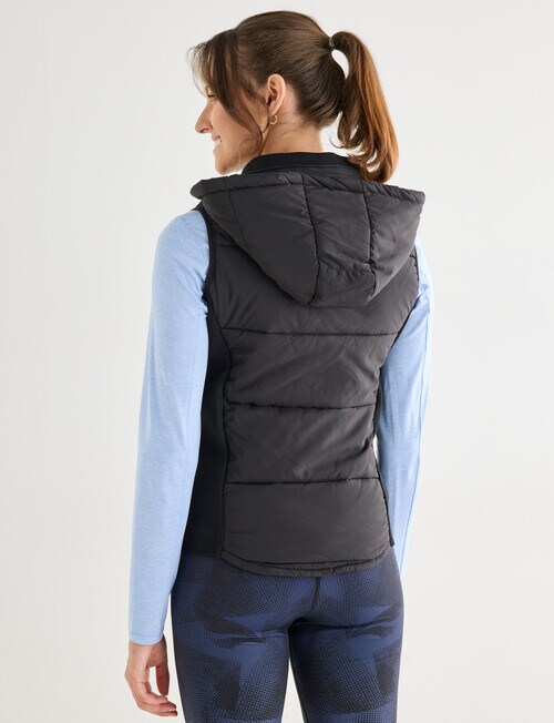 Superfit Puffer Vest, Black product photo View 02 L