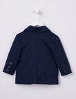 Teeny Weeny All Dressed Up Knit Jacket, Navy product photo View 02 S
