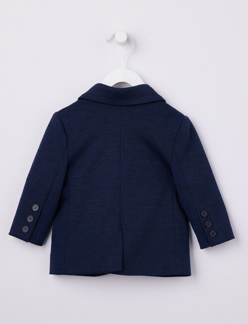 Teeny Weeny All Dressed Up Knit Jacket, Navy product photo View 02 L