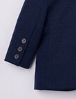 Teeny Weeny All Dressed Up Knit Jacket, Navy product photo View 04 S