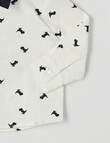 Teeny Weeny All Dressed Up Bowtie Long-Sleeve Formal Shirt, White product photo View 03 S