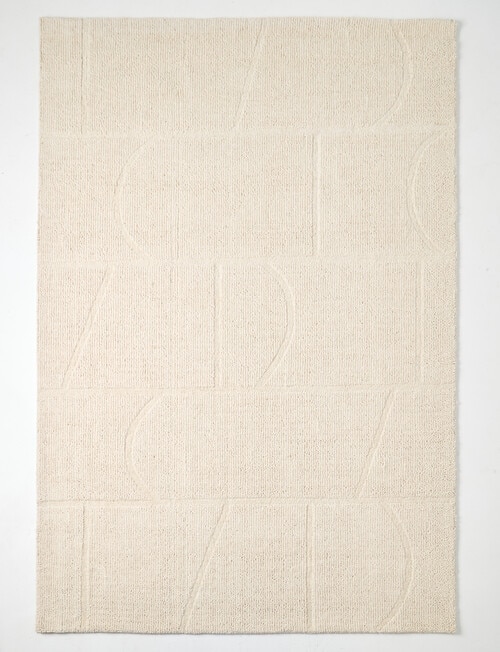 Tilly Home Toulouse Rug, 200x290cm, White product photo View 02 L