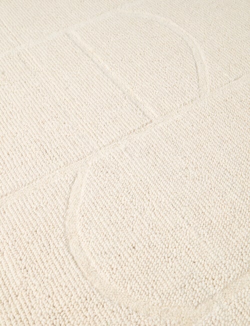 Tilly Home Toulouse Rug, 200x290cm, White product photo View 04 L