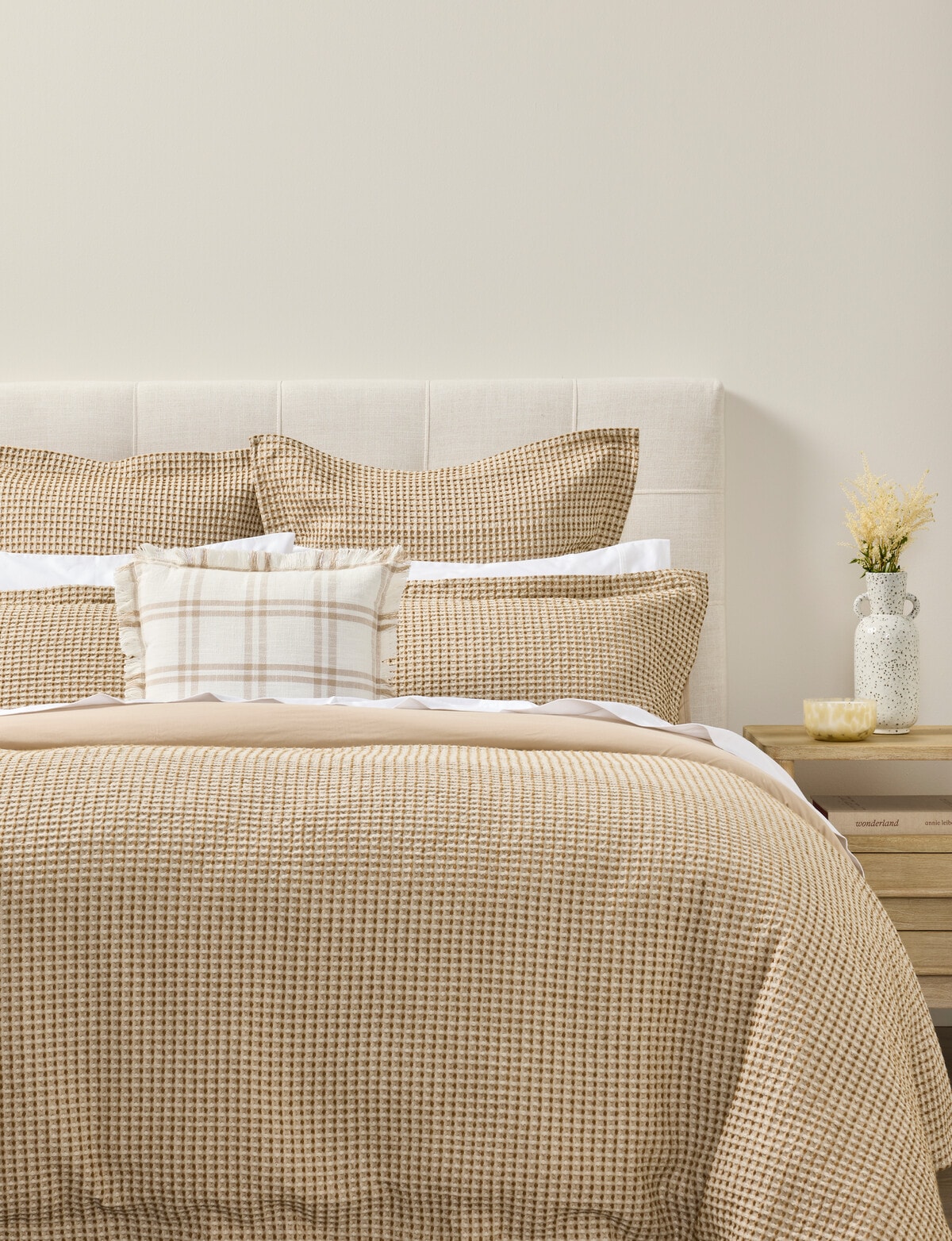 Kate Reed Lara Waffle Duvet Cover Set - Duvet Covers & Co-ordinates