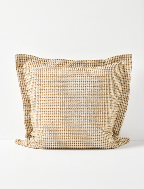 Kate Reed Lara Waffle Euro Pillowcase product photo View 02 L