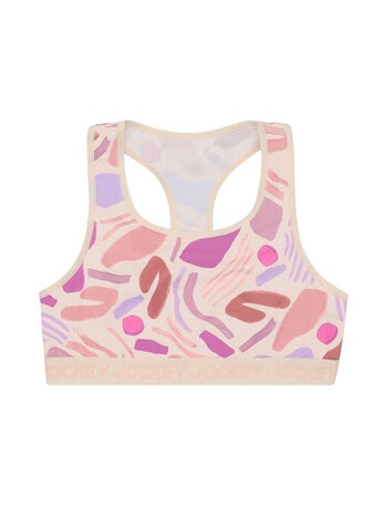 Jockey Monumental Performance Fast Dry Crop Top, Cream, 8-16 Years product photo