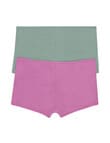 Jockey Multipack Shortie Brief, 2-Pack, Grape Haze & Ceramic Jade, 3-16 product photo View 02 S