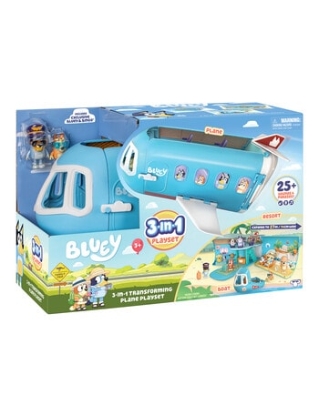 Bluey 3-in-1 Transforming Plane Playset product photo