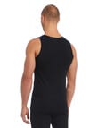 Superfit Merino Rib Singlet, Black product photo View 02 S