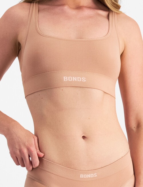 Bonds Bamboo Crop Bra, Blush Latte, 8-22 product photo