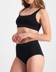 Bonds Bamboo Full Brief, Black product photo View 02 S
