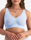 Bonds Seamless Crop Bra, Helium, XS-2XL product photo