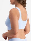 Bonds Seamless Crop Bra, Helium, XS-2XL product photo View 03 S