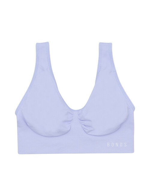 Bonds Seamless Crop Bra, Helium, XS-2XL product photo View 11 L
