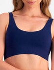 Bonds Bases Crop Bra, In The Navy, 8-22 product photo