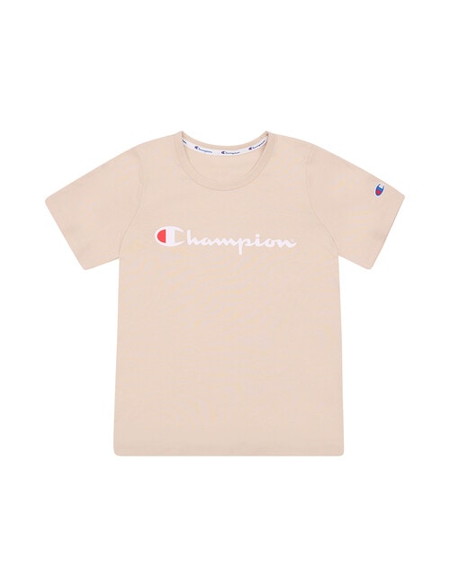 Champion Script Short Sleeve Tee, Trop Sand product photo