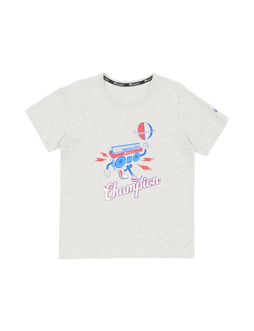 Champion Graphic Short Sleeve Tee, Oxford Heather product photo
