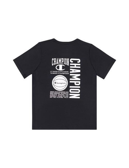Champion Graphic Short Sleeve Tee, Black product photo View 02 L